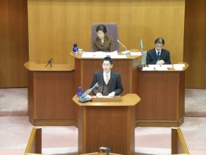 2013年12月　第3回定例会　一般質問