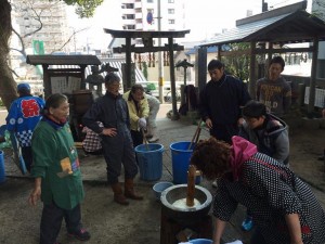 【 武庫川連協 餅つき大会】