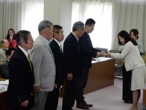 【高齢者見守り安心事業　委嘱状交付式】