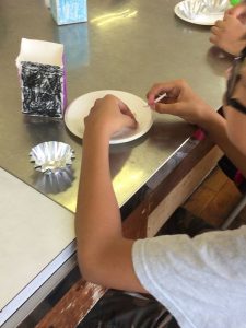 【キャンドル製作＠難波小学校】