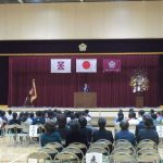 【難波の梅小学校竣工式】