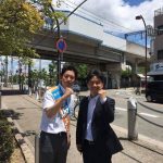 【神戸市会議員 人見誠さんが激励に来て下さいました!】